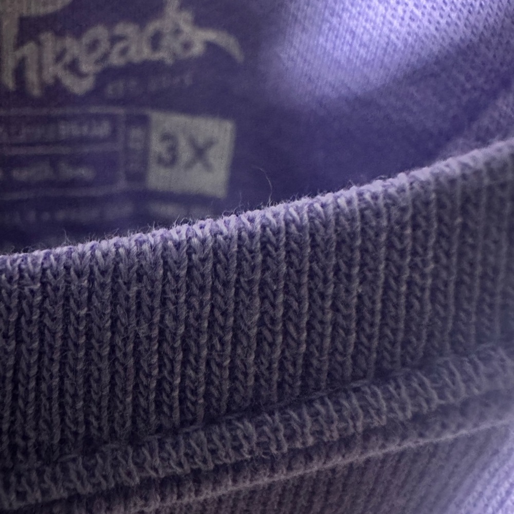 Women’s “Cool Mom “ Graphic Purple Sweatshirt Crop Plus 3X - Picture 3 of 6